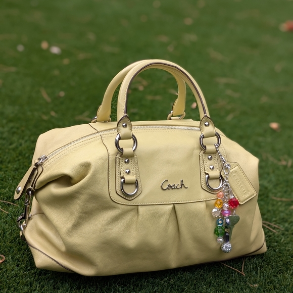 Coach LRG Vintage Ashley Convertible satchel handbag Shoulder purse 15447 Celery - Picture 13 of 14